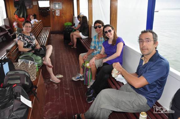 Partindo da Ilha do Mel, no litoral do Paraná